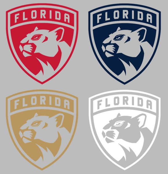 Florida Panthers Team Logo Premium DieCut Vinyl Decal PICK COLOR & SIZE