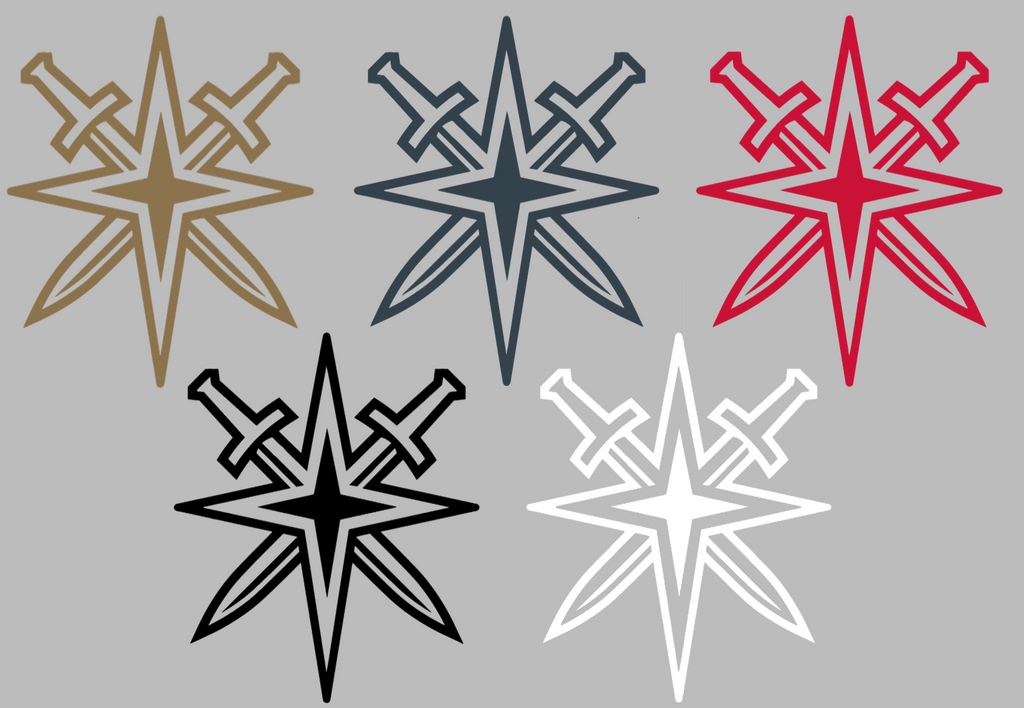 Vegas Golden Knights Alternate Logo Premium DieCut Vinyl Decal PICK COLOR & SIZE