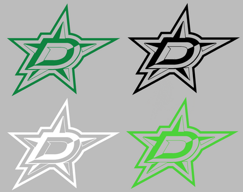 Dallas Stars Team Logo Premium DieCut Vinyl Decal PICK COLOR & SIZE