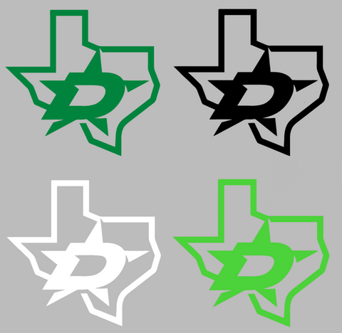Dallas Stars Alternate Logo Premium DieCut Vinyl Decal PICK COLOR & SIZE