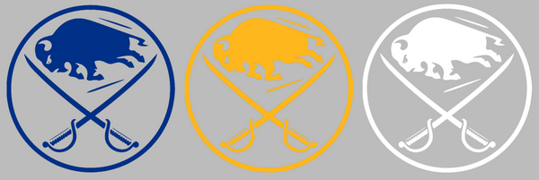 Buffalo Sabres Team Logo Premium DieCut Vinyl Decal PICK COLOR & SIZE