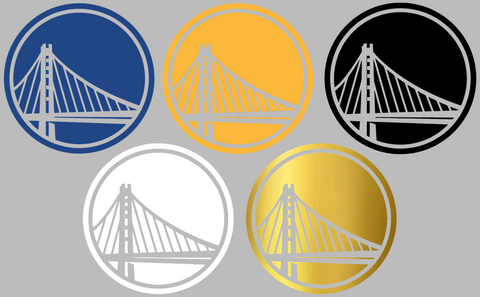 Golden State Warriors Team Logo Premium DieCut Vinyl Decal PICK COLOR & SIZE
