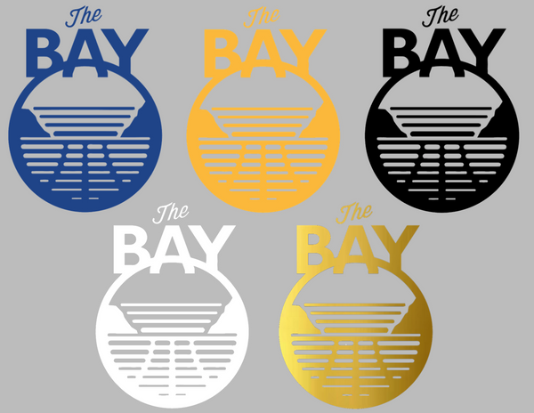 Golden State Warriors Alternate The Bay Logo Premium DieCut Vinyl Decal PICK COLOR & SIZE
