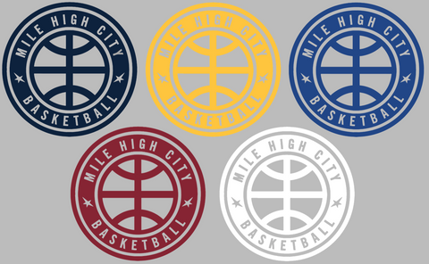 Denver Nuggets Team Logo Premium DieCut Vinyl Decal PICK COLOR & SIZE