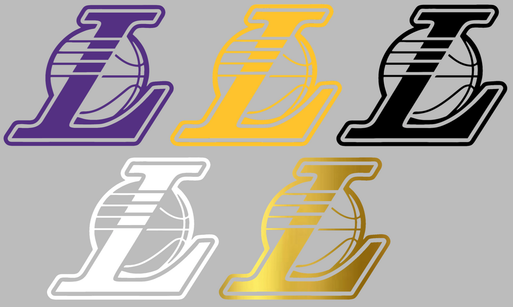 Los Angeles Lakers Alternate Logo Premium DieCut Vinyl Decal PICK COLOR & SIZE