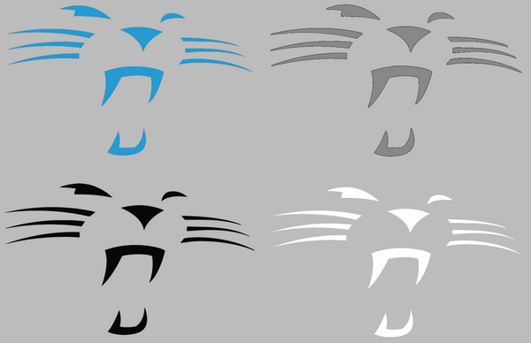 Carolina Panthers Alternate Logo Premium DieCut Vinyl Decal PICK COLOR & SIZE