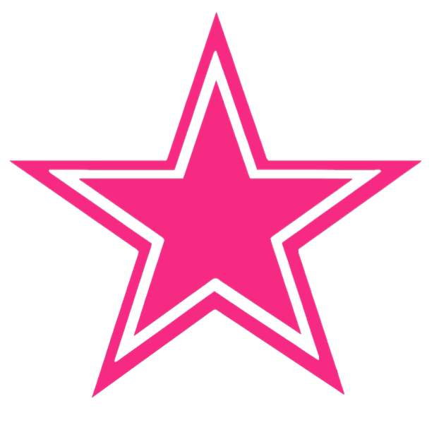 Dallas Cowboys Hot Pink Breast Cancer Awareness Premium DieCut Vinyl Decal PICK SIZE