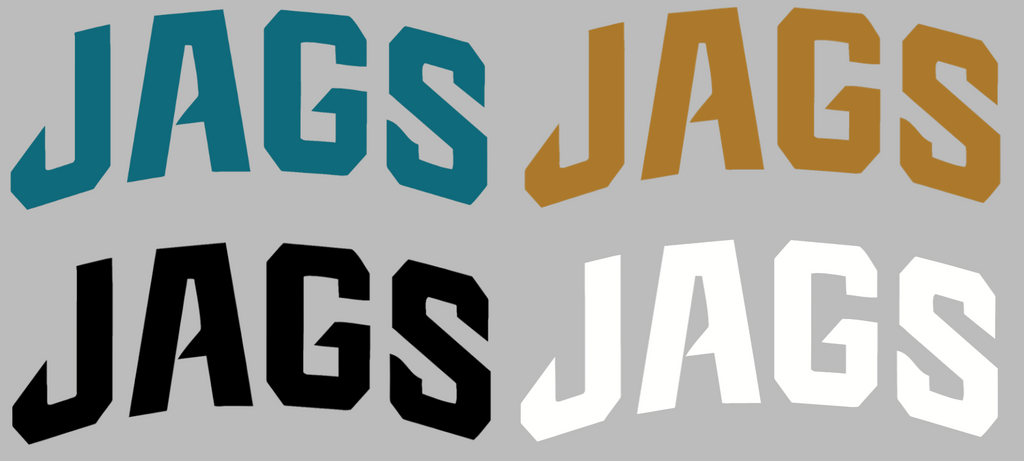 Jacksonville Jaguars Alternate JAGS Logo Premium DieCut Vinyl Decal PICK COLOR & SIZE