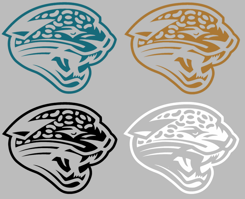 Jacksonville Jaguars Retro Throwback Logo Premium DieCut Vinyl Decal PICK COLOR & SIZE