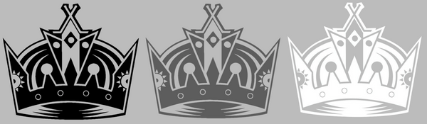Los Angeles Kings Crown Logo Premium DieCut Vinyl Decal PICK COLOR & SIZE