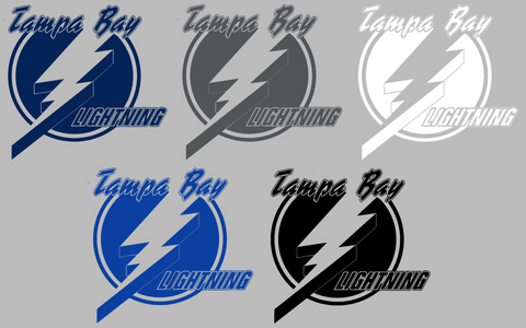 Tampa Bay Lightning Retro Throwback Logo Premium DieCut Vinyl Decal PICK COLOR & SIZE