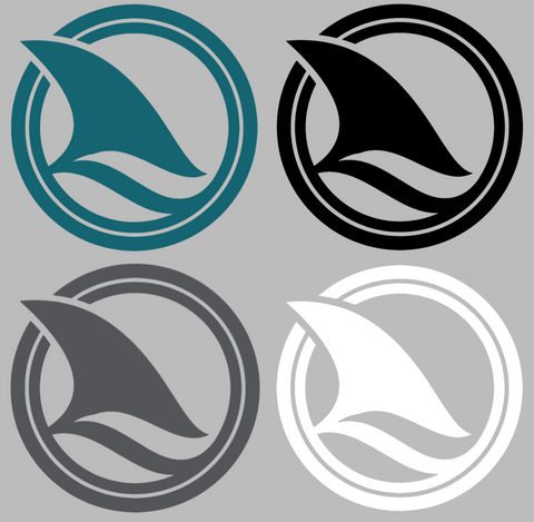 San Jose Sharks Alternate Shark Fin Logo Premium DieCut Vinyl Decal PICK COLOR & SIZE
