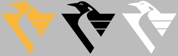 Pittsburgh Penguins Retro Throwback Logo Premium DieCut Vinyl Decal PICK COLOR & SIZE