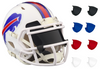 Buffalo Bills Riddell Speed Mini Football Helmet - Build Your Own w/ Custom Color Mini Visor Shield & Color Clips