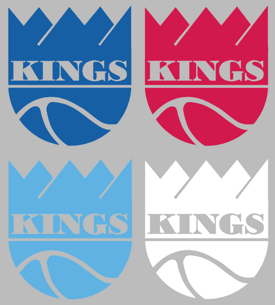 Sacramento Kings Retro Throwback 1980s-1990s Logo Premium DieCut Vinyl Decal PICK COLOR & SIZE