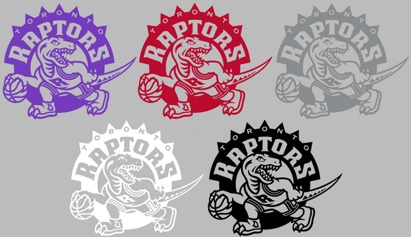 Toronto Raptors Retro Throwback 1990s-2010s Logo Premium DieCut Vinyl Decal PICK COLOR & SIZE