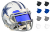 Dallas Cowboys Riddell Speed Mini Football Helmet - Build Your Own w/ Custom Color Mini Visor Shield & Color Clips