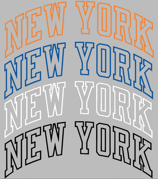 New York Knicks Team Name Logo Premium DieCut Vinyl Decal PICK COLOR & SIZE