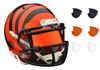 Cincinnati Bengals Riddell Speed Mini Football Helmet - Build Your Own w/ Custom Color Mini Visor Shield & Color Clips