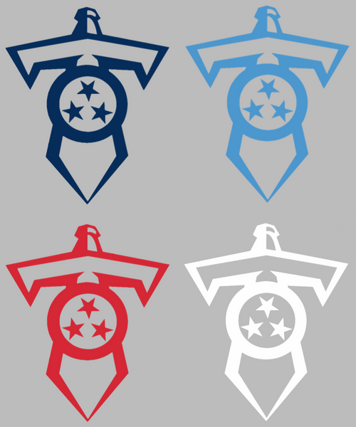 Tennessee Titans Alternate Logo Premium DieCut Vinyl Decal PICK COLOR & SIZE