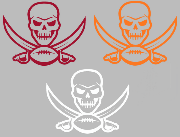 Tampa Bay Buccaneers Alternate Logo Premium DieCut Vinyl Decal PICK COLOR & SIZE