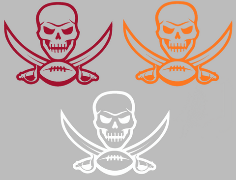 Tampa Bay Buccaneers Alternate Logo Premium DieCut Vinyl Decal PICK COLOR & SIZE