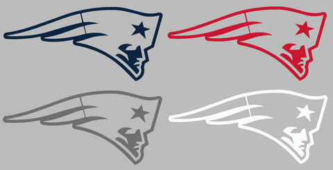 New England Patriots Team Logo Premium DieCut Vinyl Decal PICK COLOR & SIZE