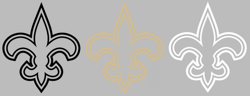 New Orleans Saints Team Logo Premium DieCut Vinyl Decal PICK COLOR & SIZE