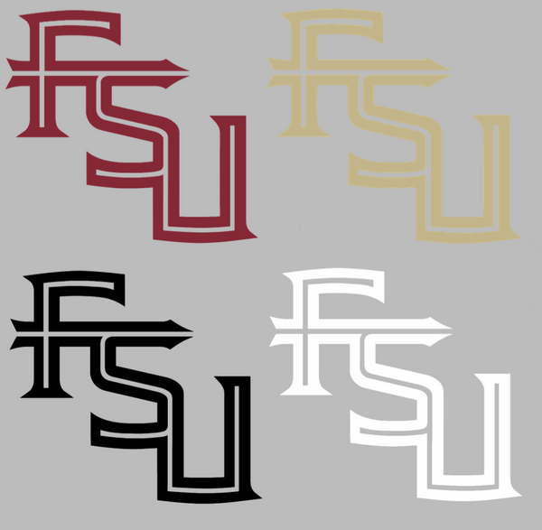 Florida State Seminoles FSU Logo Premium DieCut Vinyl Decal PICK COLOR & SIZE