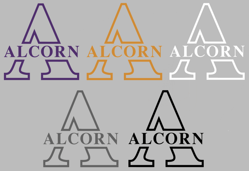Alcorn State Braves Team Logo Premium DieCut Vinyl Decal PICK COLOR & SIZE