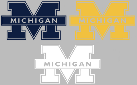 Michigan Wolverines Alternate Logo Premium DieCut Vinyl Decal PICK COLOR & SIZE