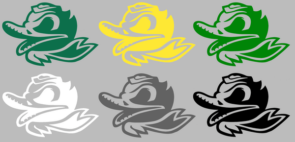 Oregon Ducks Combat Puddles Mascot Logo Premium DieCut Vinyl Decal PICK COLOR & SIZE