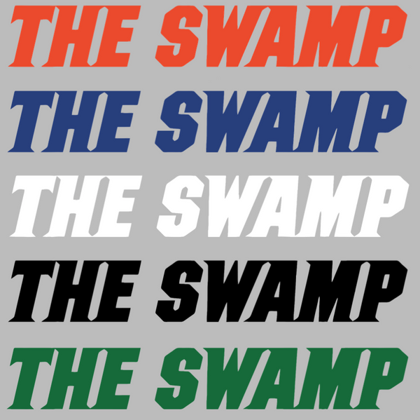 Florida Gators The Swamp Logo Premium DieCut Vinyl Decal PICK COLOR & SIZE