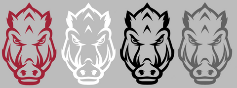 Arkansas Razorbacks Alternate Logo Premium DieCut Vinyl Decal PICK COLOR & SIZE