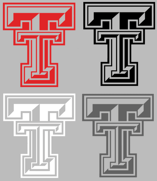 Texas Tech Red Raiders Team Logo Premium DieCut Vinyl Decal PICK COLOR & SIZE