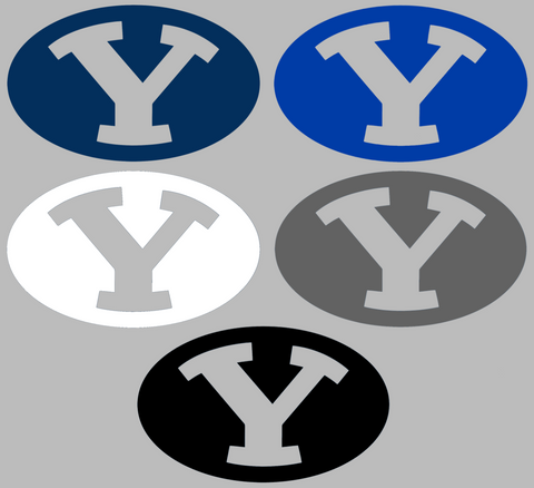 BYU Brigham Young Cougars Team Logo Premium DieCut Vinyl Decal PICK COLOR & SIZE