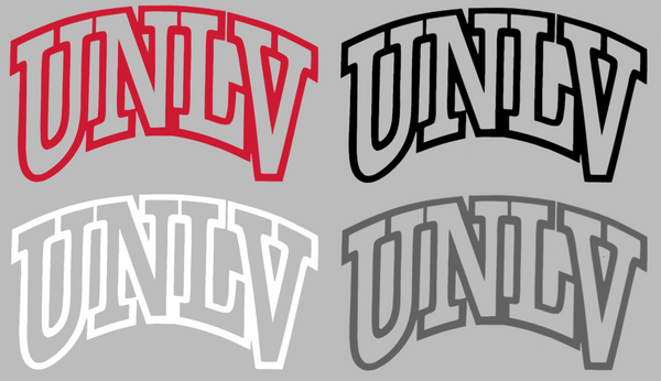 UNLV Rebels Team Logo Premium DieCut Vinyl Decal PICK COLOR & SIZE