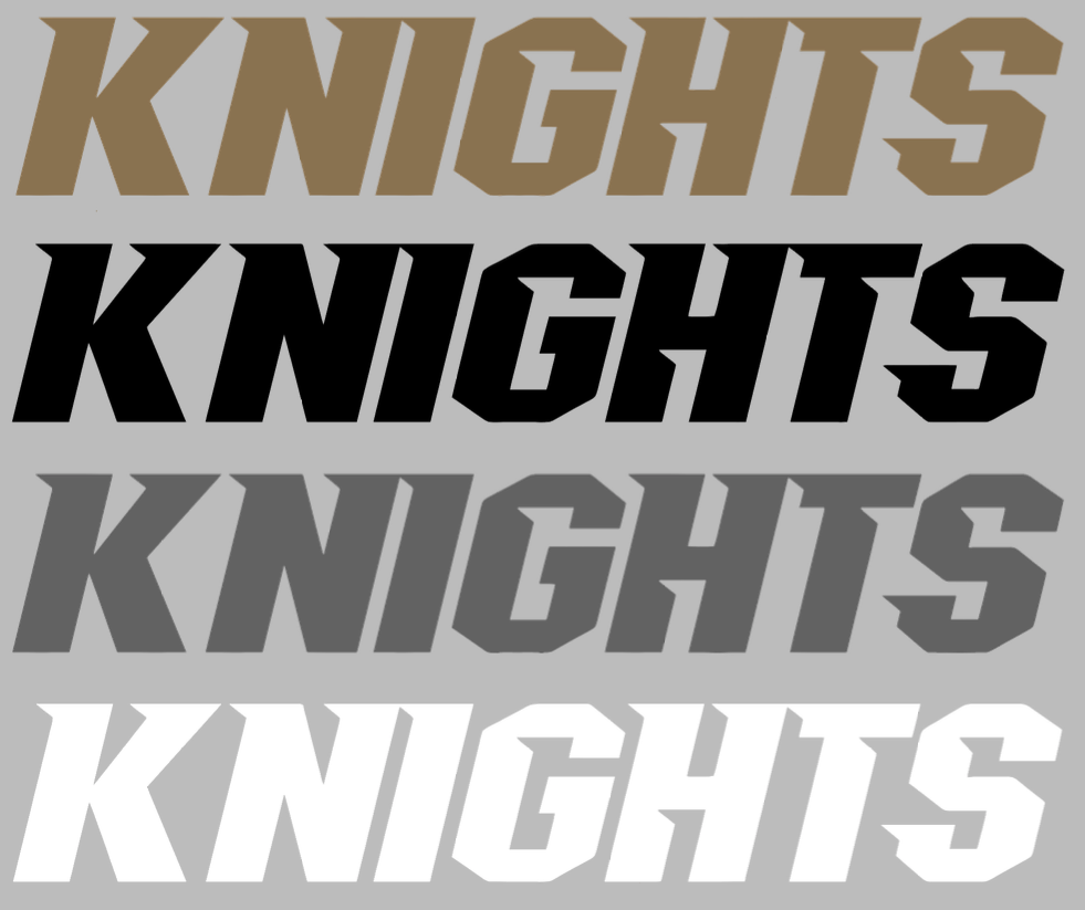 UCF Central Florida Knights Team Name Logo Premium DieCut Vinyl Decal PICK COLOR & SIZE
