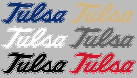 Tulsa Golden Hurricane Team Logo Premium DieCut Vinyl Decal PICK COLOR & SIZE