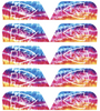 Kansas City Chiefs Visor Tab Decals for Full Size Football Helmet PICK YOUR COLOR