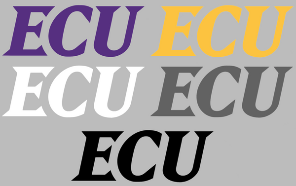 East Carolina Pirates ECU Logo Premium DieCut Vinyl Decal PICK COLOR & SIZE