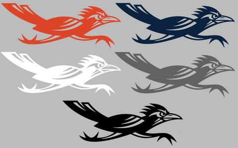 Texas San Antonio Roadrunners Alternate Team Logo Premium DieCut Vinyl Decal PICK COLOR & SIZE