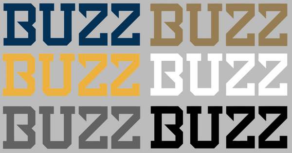 Georgia Tech Yellow Jackets Buzz Logo Premium DieCut Vinyl Decal PICK COLOR & SIZE