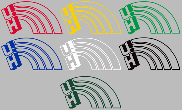 Hawaii Warriors Retro Throwback Logo Premium DieCut Vinyl Decal PICK COLOR & SIZE