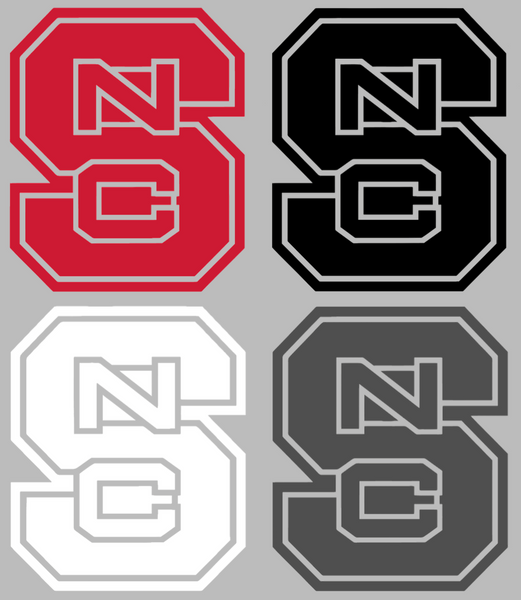 North Carolina NC State Wolfpack Team Logo Premium DieCut Vinyl Decal PICK COLOR & SIZE