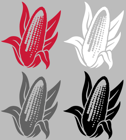 Nebraska Cornhuskers Corn Logo Premium DieCut Vinyl Decal PICK COLOR & SIZE