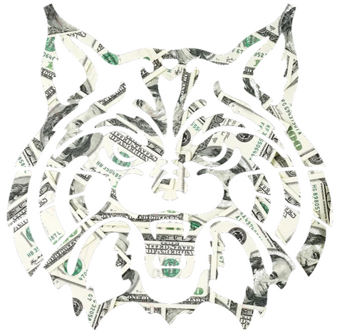 Arizona Wildcats Mascot Money Print Premium DieCut Vinyl Decal PICK SIZE