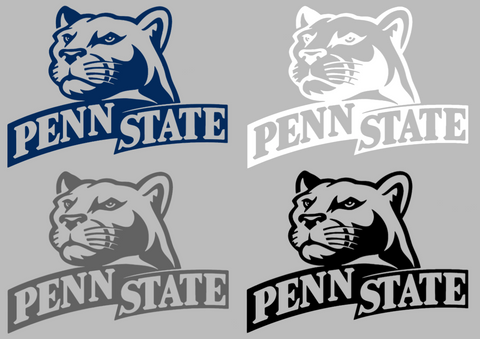 Penn State Nittany Lions Retro Throwback Premium DieCut Vinyl Decal PICK COLOR & SIZE