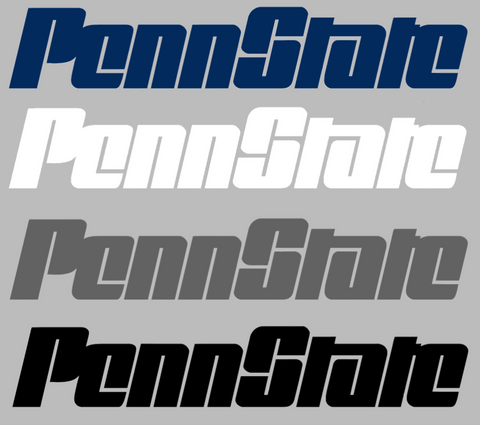 Penn State Nittany Lions Retro Throwback Team Name Logo Premium DieCut Vinyl Decal PICK COLOR & SIZE