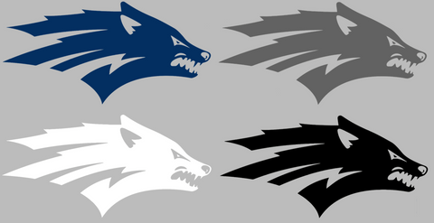Nevada Wolf Pack Team Logo Premium DieCut Vinyl Decal PICK COLOR & SIZE
